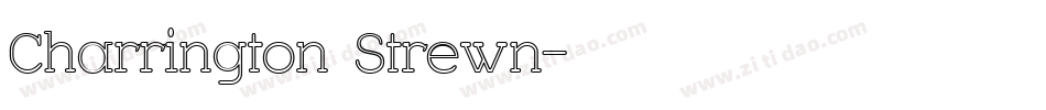 Charrington Strewn字体转换